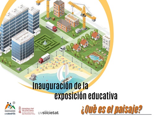 Imagen de cartel para difusión de la actividad. Incluye una imagen de 4 paisajes, el título de la actividad